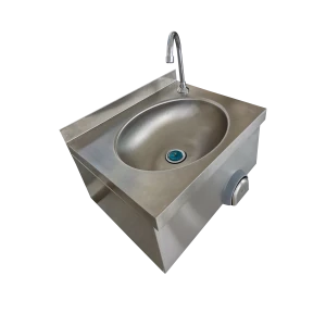 2020 new products restaurant kitchenware stainless steel washbasin knee operated kitchen sink