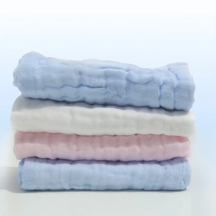 2021 Amazon cheap price high quality soft 100% cotton muslin baby burp cloth
