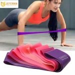 2021 high quality elastic fitness custom logo sport elastic band hip resistance band