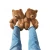 Import 2021 wholesale women lovely plush slipper animals bedroom teddy bear slippers from China