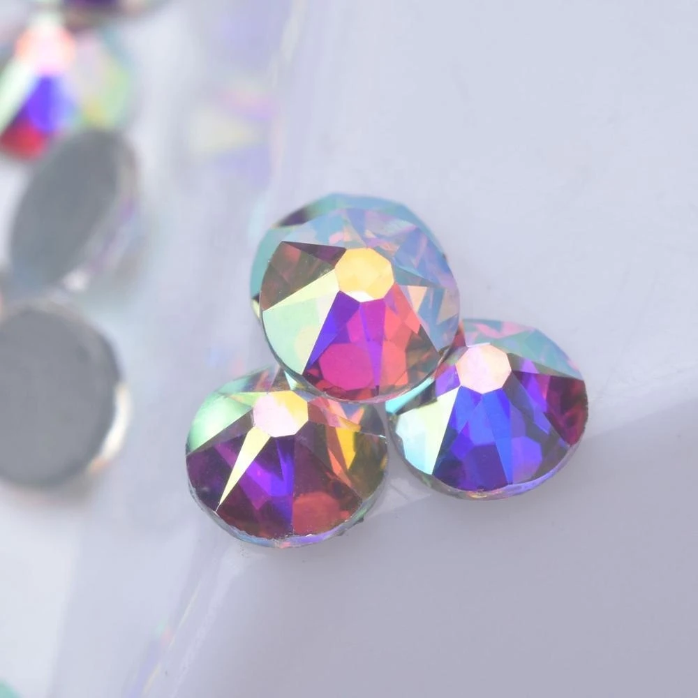 2088 Hot Fix Crystal 5A quality Rhinestones Glass Hotfix Strass Stone Crystals AB Iron on Clothes