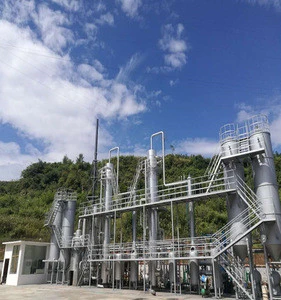 20T daily Continuous negative pressure used oil recycle machine plant with distillaiton tower waste engine oil purifier