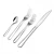 Import 24pcs stainless steel flatware spoon fork color box from China