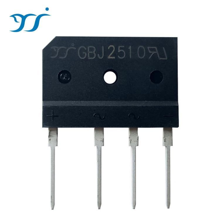 25A 800V GBJ2510 new &amp; original electronic components 6KBJ package through hole DIP4 bridge rectifier diodes GBJ2510