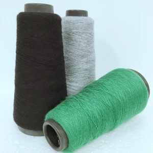 28s/2 soft New Style viscose /nylon/PBT Rabbit  velvet Core Spun Yarn for knitting and weaving