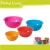 Import 3 In 1 Mixing Bowls Plastic Serving Bowls With One Colander from China