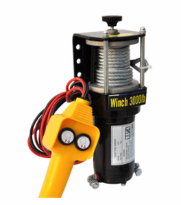 3000lbs electric winch 12/24v small winch