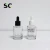 Import 30ml  Frosted Cosmetic Bottle Glass with white Cap amber Essential Oil Bottle Screen Printing clear Glass Bottle from China