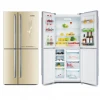 332L side by side refrigerator fridge and freezer  frost  foaming door four door compact  BCD-332DL3