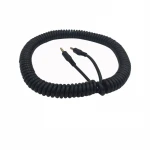 3.5mm audio cable AUX head spring cable HD lossless sound quality audio cable 2.5/3.5 straight elbow customization