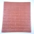 Import 3D natural stone block foam wallpaper easy installation bed room wallpaper with glue backing from China