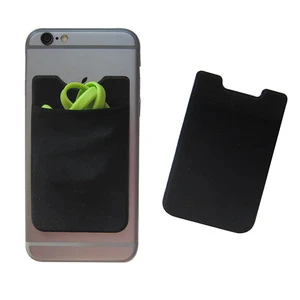 3M Adhesive Lycra Cell Phone Card Holder Smart Wallet