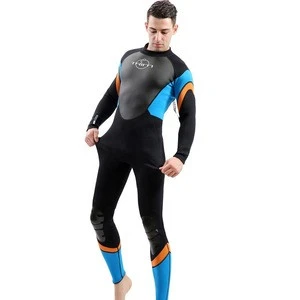 3mm Custom Wetsuit Men Flat Lock Stitching Neoprene Diving Suit with Long Sleeve in Stock