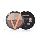 4 Color Cream Powder cosmetic Multi Use Makeup Pigment eyeshadow