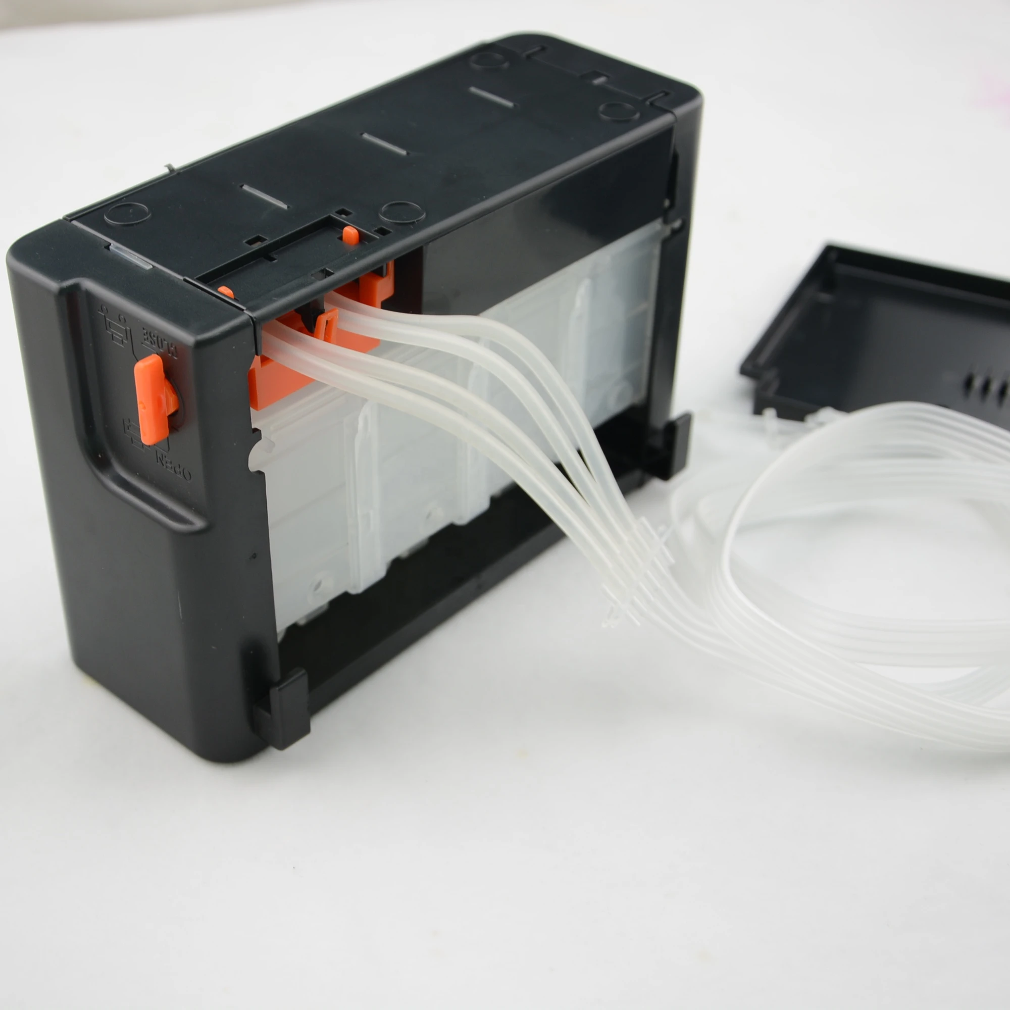 4 color DIY CISS Ink tank with switch for CISS be used for Epson inkjet printer