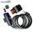 Import 4 Digit Password Security Bicycle Lock Cable Colorful Bicycle Motorcycle Bike Security from China