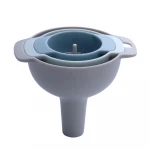 4 pcs Kitchen Funnel of Food Grade Plastic Funnel Suit Durable Four-in-one multi-function funnel set 40JP10