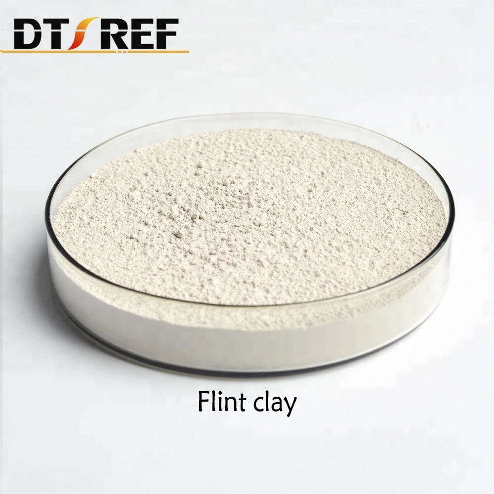 42% - 45% Alumina  powder flint clay refractory calcined Kaolin clay