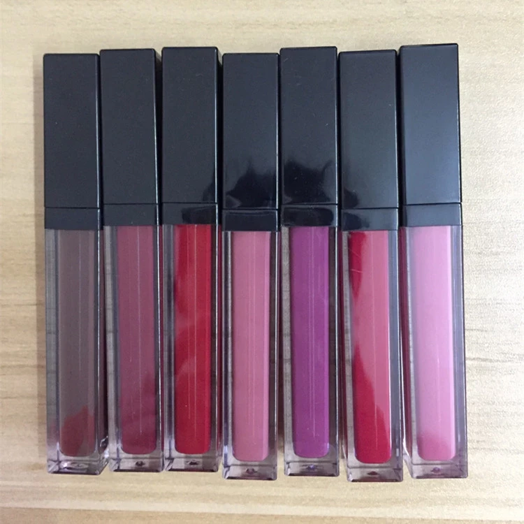 43 Color Private Label Long Lasting Waterproof Lipgloss Matte Color Makeup Liquid Tube Lipstick