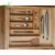 Import 5-Slot kitchen Bamboo Drawer Organizer, Cutlery storage tray from China
