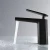 Import 5 stars Hotel standard black brass luxury matt modern bathroom sink deck mount countertop wash basin faucet from China