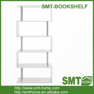 5 TIER DISPLAY/BOOK/STORAGE SHELF UNIT WHITE bookcases