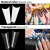 Import 500pcs Clear Long Nail False Artificial Fingernails French Coffin Nail Tips from China