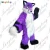 Import 507 Longhaired Purple Fox Dog  Wolf Cartoon Mascot Costumes from China