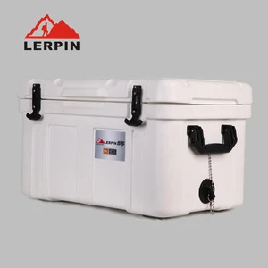 55L Party and beverage cooler with plastic handle
