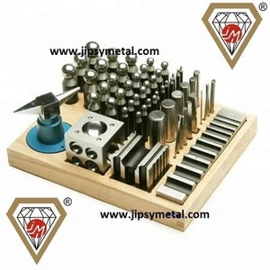 56 Piece Doming Block Dapping Punch Swage Set For Jewellery Tool