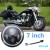 Import 5.75 7 9 inch Round Led Headlight 6500K High Low Beam Headlamp Moto Head light For Motorcycle 4x4 jeeps JL JK Lighting System from China