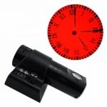 5w new clock display wall projection 4 color  projector clock analog