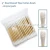 Import 6 Inch Single Tip Wooden Stick Cotton Bud Beauty Swab from China