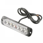 6 LED 12V- 24V Strobe Warning Light Strobe Grill Flashing Breakdown Emergency Light Car Truck Beacon Lamp Amber Traffic Light