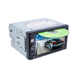 6618B 2 Din In dash Car DVD Player With Bluetooth Mirror Link Sub-woofer our put