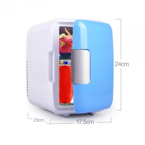6L 12V Portable custom thermoelectric makeup mini home car fridge refrigerator