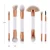 Import 6pcs Double-headed Makeup Brushes Set Travel Tool Kit With PVC Bag from China