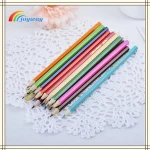 7 inch 12pcs wooden color pencil set for drawing