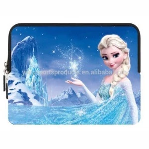7 inch custom printing for frozen neoprene tablets case sleeve cover pouch bag for ipad mini
