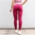 Import 7 Shark Color Gym Seamless Tight Red Purple Knitted Pants Acrylic Fibers Tall Curvy Leggings from China