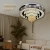 Import 70W 100W Round Crystal Living Room Led Ceiling Light from China