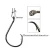 Import 7385 Top quality high carbon steel sea large fishing single hooks with Circled, boat fishhook from China