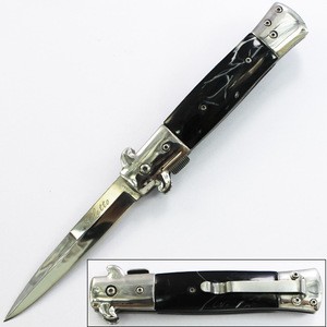 7.5 Inch resin handle folding stainless steel outdoor pocket knife wholesale