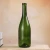 Import 750ml Green Color Clear Glass Red Wine Bottle With Cork Stopper from China