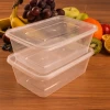 750ML Transparent Plastic Disposable Take Away Restaurant To Go Food Containers, Microwave Safe Lunch Box Storage