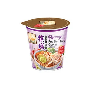 85g MyKuali Penang Red Tom Yum Goong Flavor 4-5 Minutes Instant Cup Noodle Malaysia