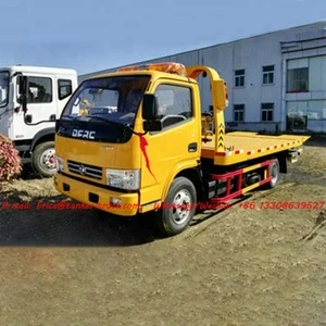 88kw/120hp Maximum power 2-car truck-recovery-vehicle carrier 10 ton wrecker towing truck
