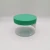 Import 89mm ribbed plastic round shape screw cap in matte green color for PET jar from China