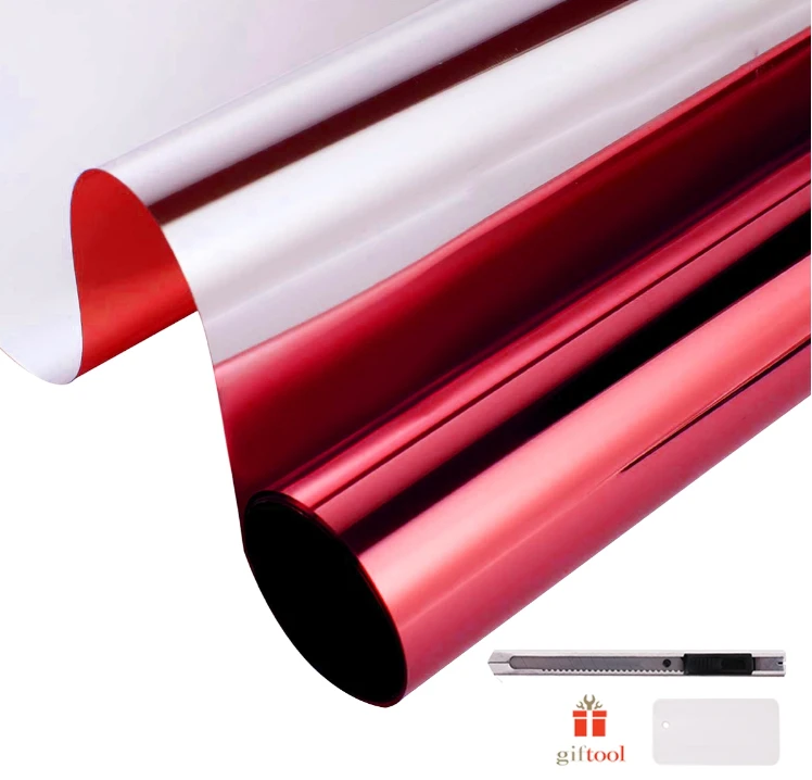 90x200 Fast Shipping Anti UV One Way Vision Mirror Building Film Static Cling Decorative Window Film Car Stickers