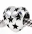 Import 925 Sterling Silver Christmas Starry Heart Jewelry Custom Metal Logo Beads from China